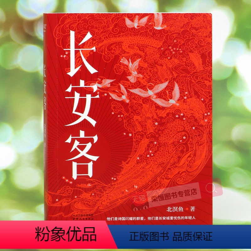 【正版】长安客 北溟鱼 大唐版人类群星闪耀时 李白杜甫王维白居易元稹柳宗元刘禹锡李商隐诗国闪耀的群星 长安城里忧伤的年