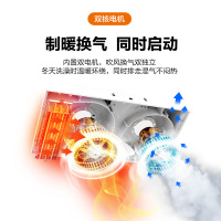 志高（CHIGO） 集成吊顶多功能风暖浴霸双电机液晶显示LED照明暖风机A6011