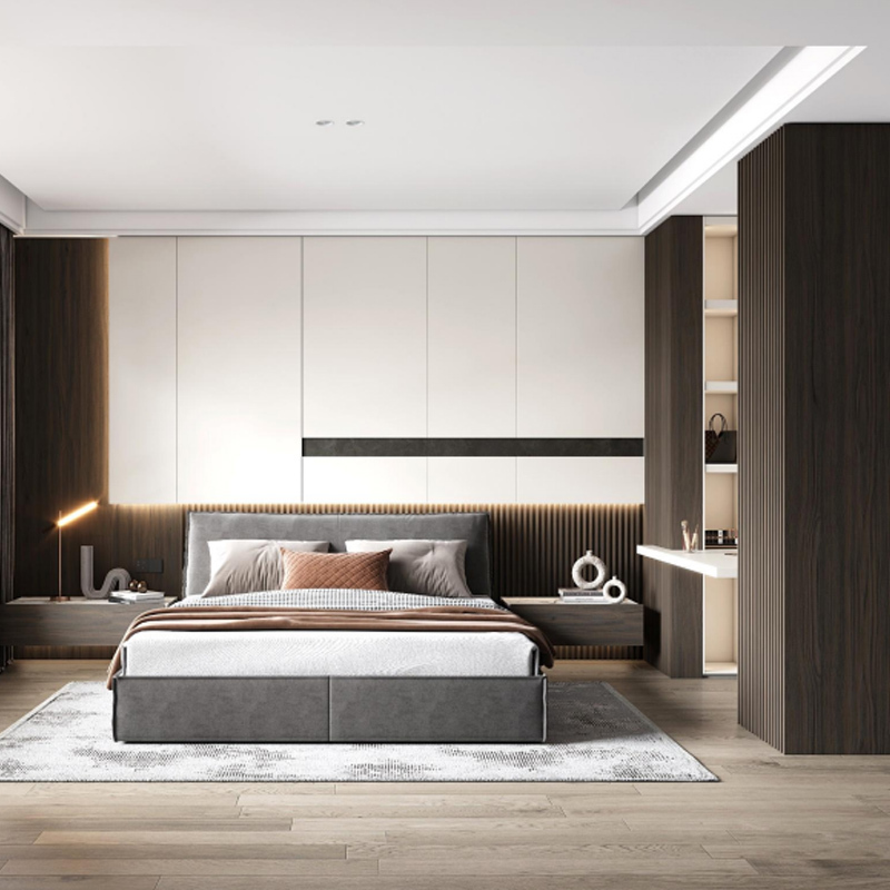 科凡定制安芯系列进口berneck欧松板柜体套餐全屋定制衣柜电视柜鞋柜