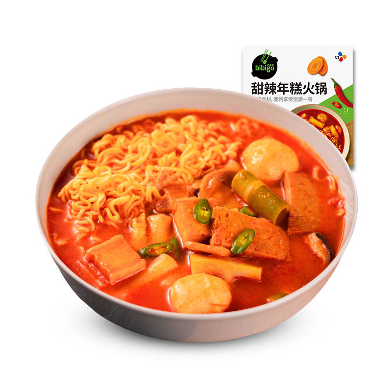 必品阁甜辣年糕火锅610g