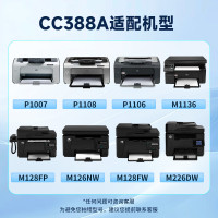 新绿天章 TG0007 CC388A硒鼓 易加粉黑色80g/1500页 1个(单位:个)