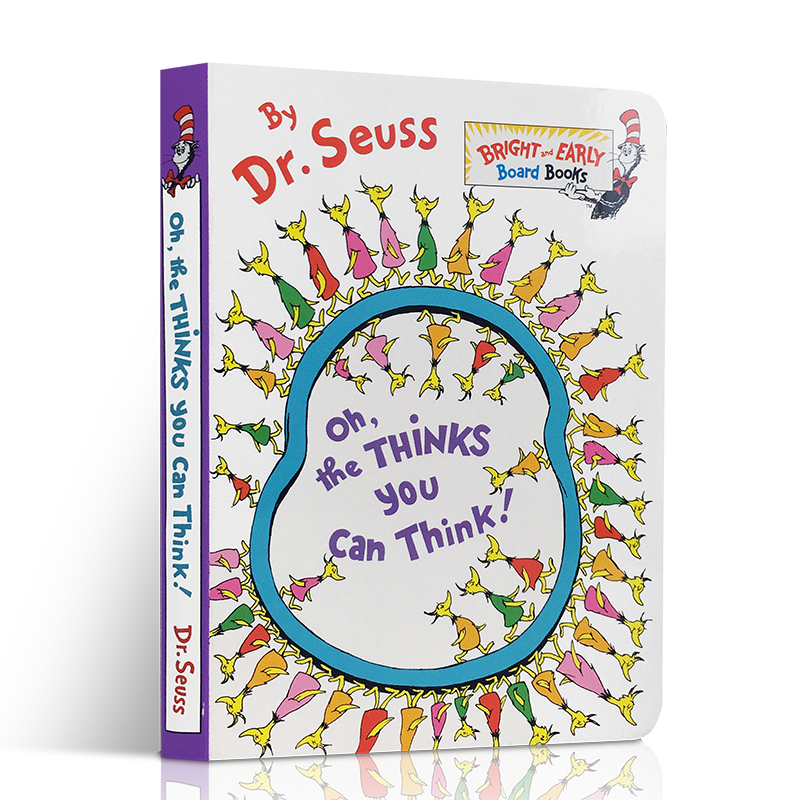 [正版]送音频英文原版 Oh The Thinks You Can Think 你能有多少奇思妙想 阅读启蒙纸板书 Dr高清大图