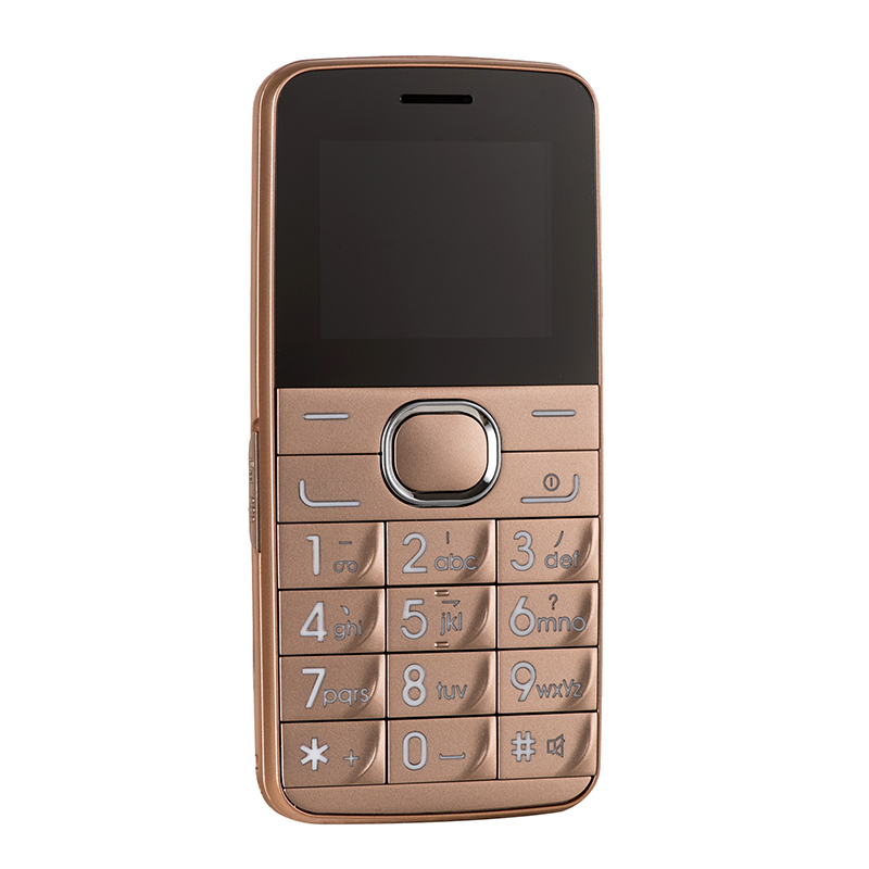 天语(K-Touch) N2 移动/联通2G 持久待机老人机 双卡双待老人手机 学生备用老年功能机 金色高清大图