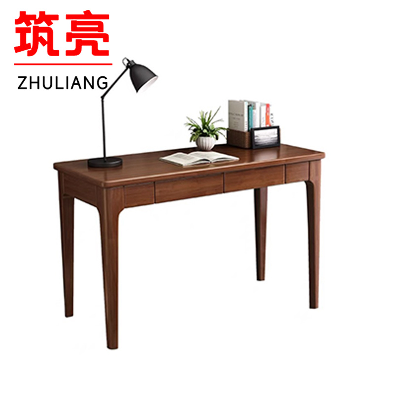 筑亮 实木书桌高清大图