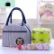 饭盒包帆布手提包小熊便当包学生饭盒袋午餐带饭包妈咪包妈妈女包NEW LAKE