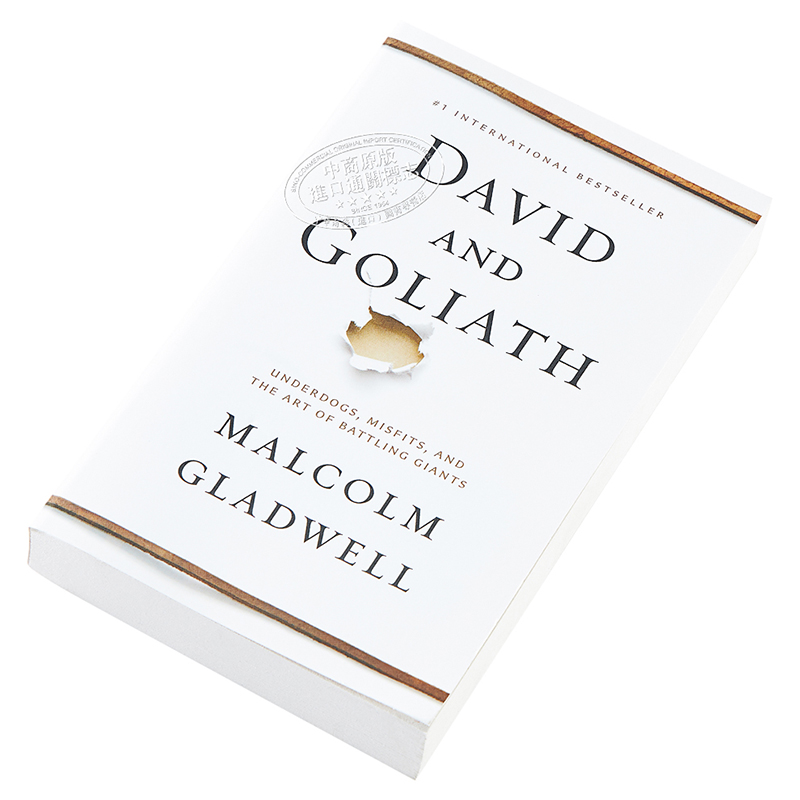 [正版] 中商原版David and Goliath逆转:弱者如何找到优势,反败为胜 英文原版高清大图