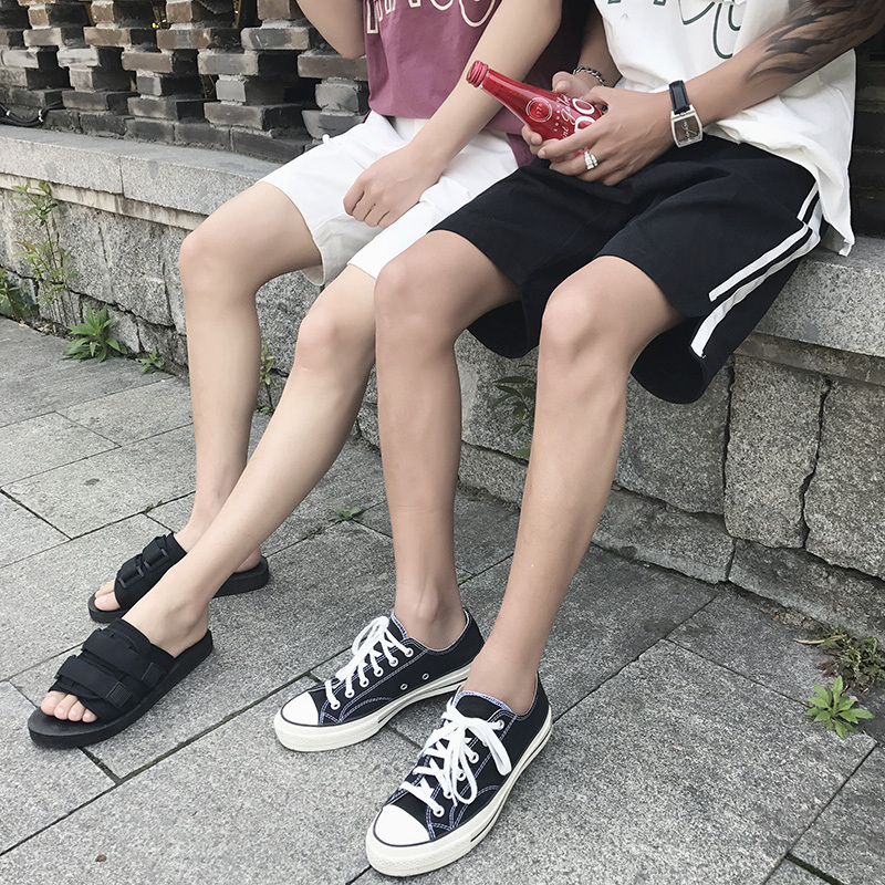 2018新款夏款3分裤子男生运动裤韩版时尚百搭五分裤个性街头短裤