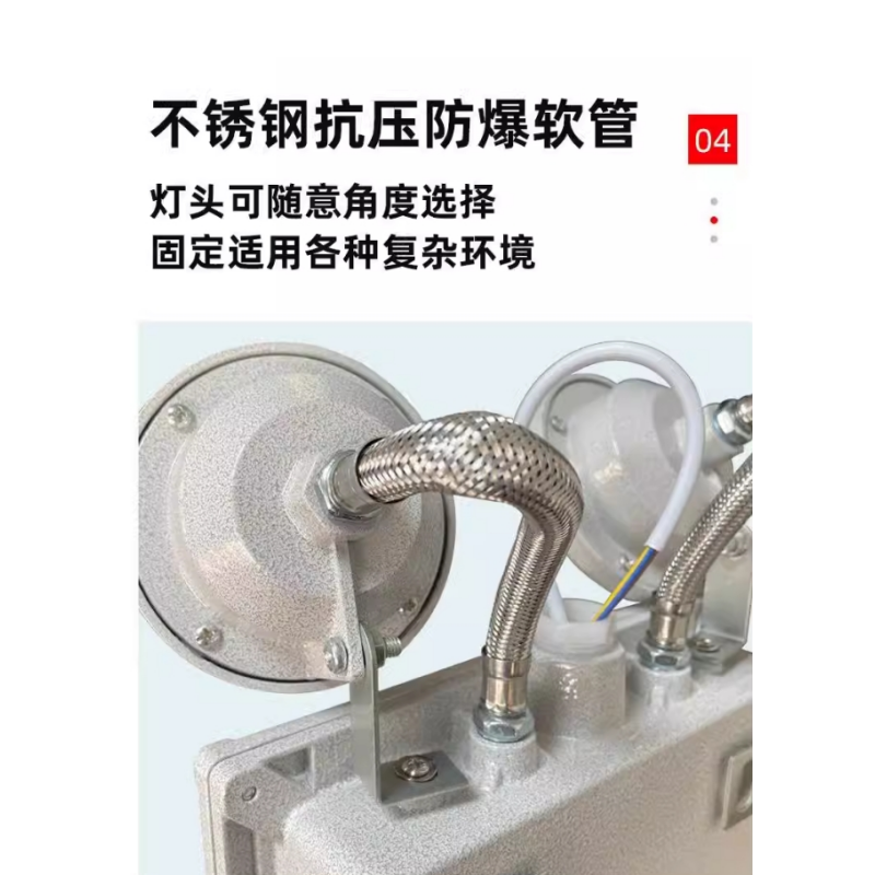 浙冠荣 BAJ52-2x5W双头防爆应急灯高清大图