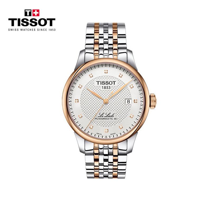 天梭(TISSOT)力洛克系列钢带机械男表T006.407.22.036.01图片