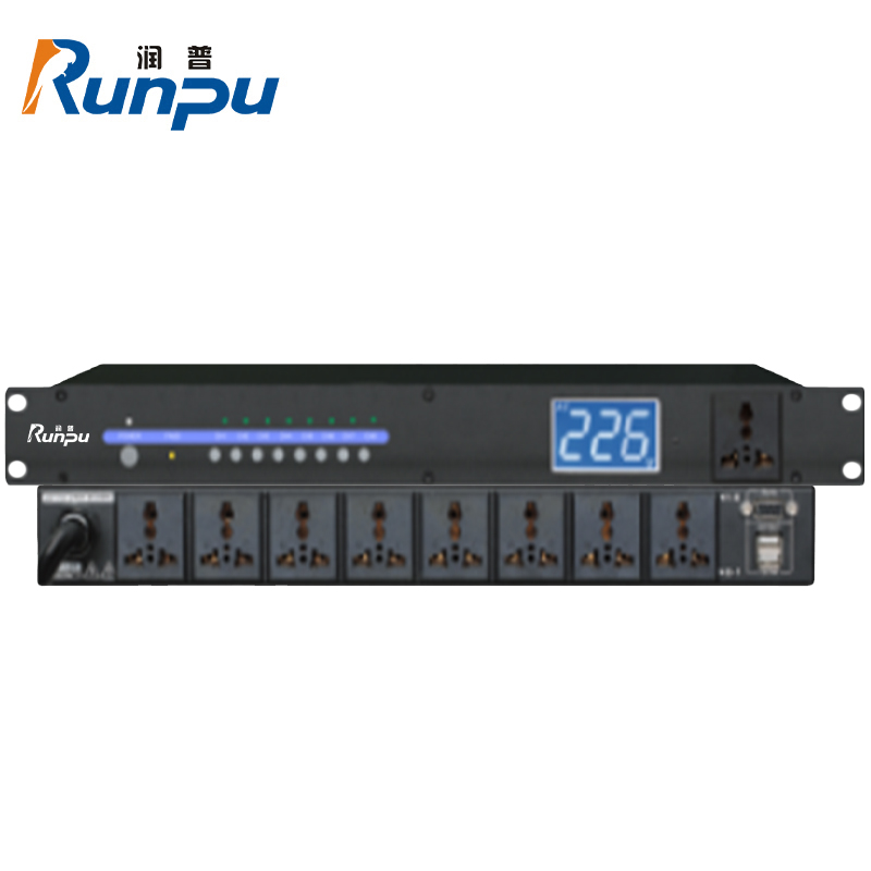 润普Runpu国产化音频会议扩声系统 8+2路电源时序(带触点开关)RP-DYG802