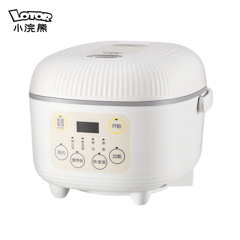 小浣熊(LOTOR)电饭煲3L家用多功能24H智能预约电饭锅双感温防溢健康内胆一键柴火饭 智能煲VHF60A-3L高清大图