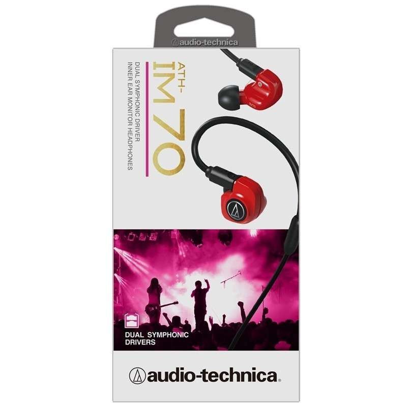 铁三角（Audio-technica） ATH-IM70 双动圈入耳耳机 运动耳机 高音质 音乐享受