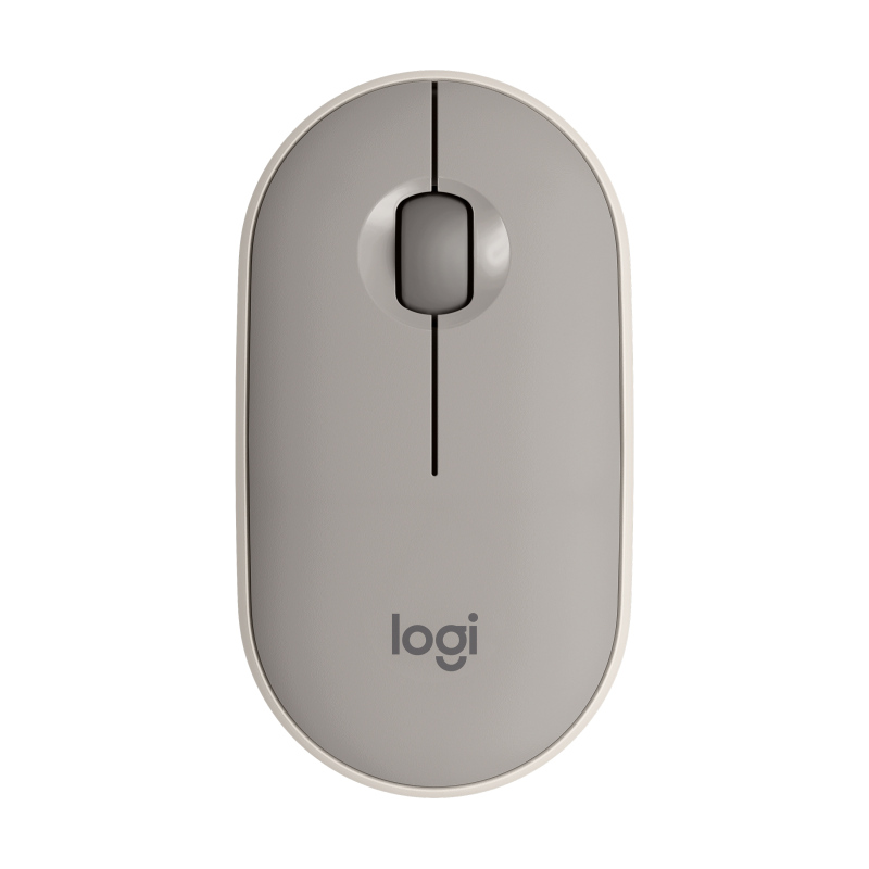 罗技(Logitech) LOGITECH PEBBLE无线鼠标-烟云灰