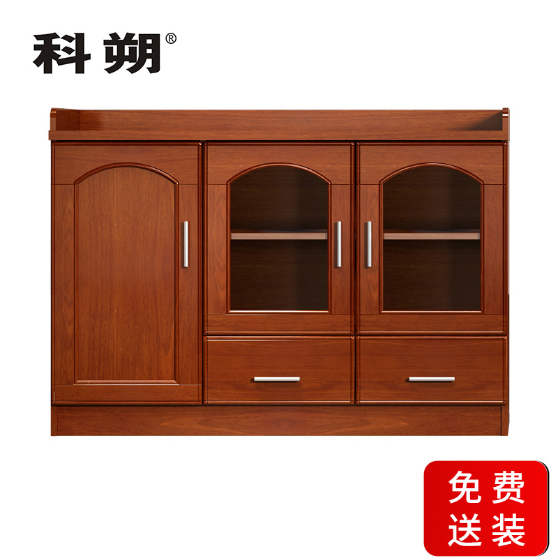 科朔 文件柜茶水柜三门柜资料柜木质办公室茶水柜KSHS55高清大图