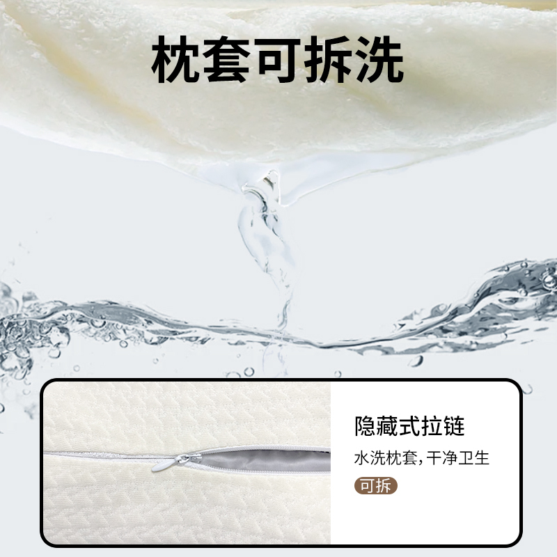 和正颈椎睡眠枕 草本颈椎枕 多部位睡饱枕 热敷颈椎牵引护颈枕 拉伸牵引枕高清大图