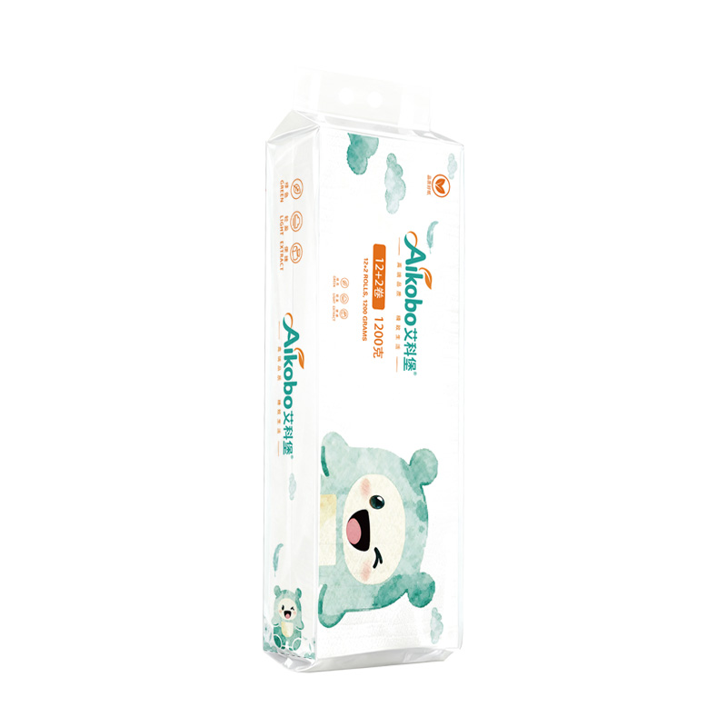 艾科堡AKB-0502 卫生卷纸无芯 1200g 14卷/提 (单位:提)