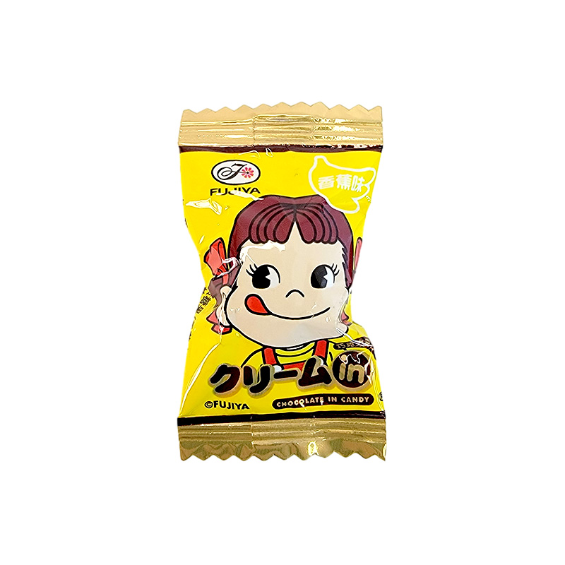 不二家牛奶糖香醇牛奶糖夹心牛奶糖多口味混合散装结婚喜糖500g 香蕉味500g（夹心约110粒） 不二家奶糖