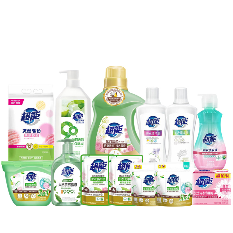 超能洗护爱家生活套装6422克