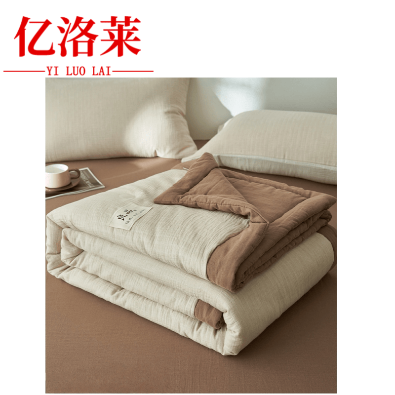 亿洛莱 单人夏被 180*200cm 套高清大图