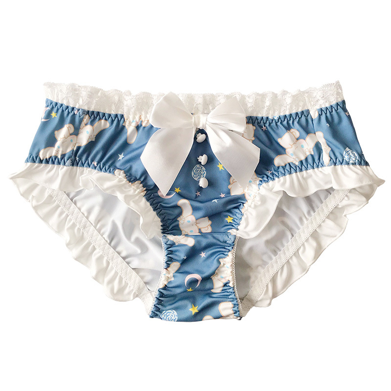 洛丽塔日系公主甜美可爱性感少女卡通内裤冰丝时尚三角裤棉档学生