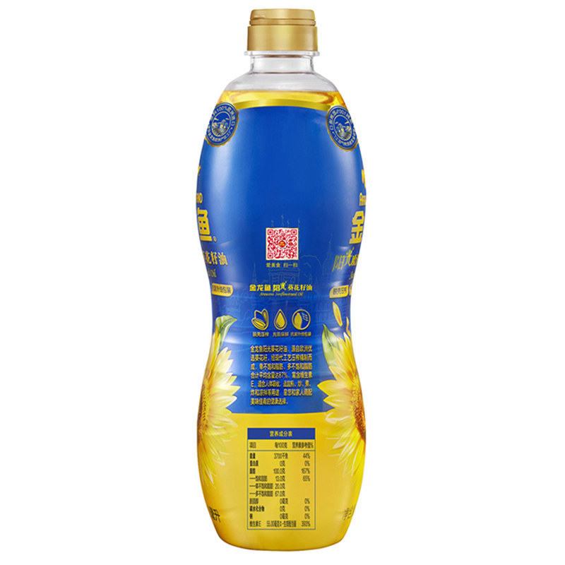 金龙鱼 阳光葵花籽油900ml 瓶装压榨食用油 包装更替中 随机发货高清大图