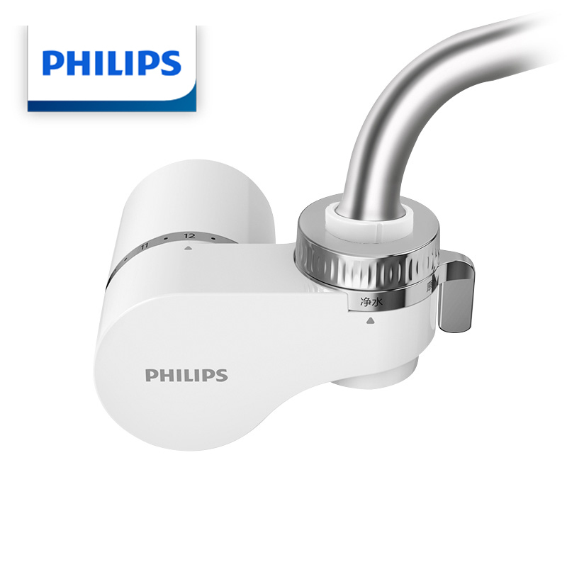 飞利浦(Philips)净水龙头滤水器日本进口滤材厨卫两用AWP3653