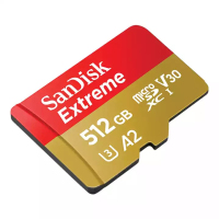 闪迪(Sandisk)512GB TF卡手机内存卡读190MB/s写130MB/s运动相机无人机存储卡Micro SD卡