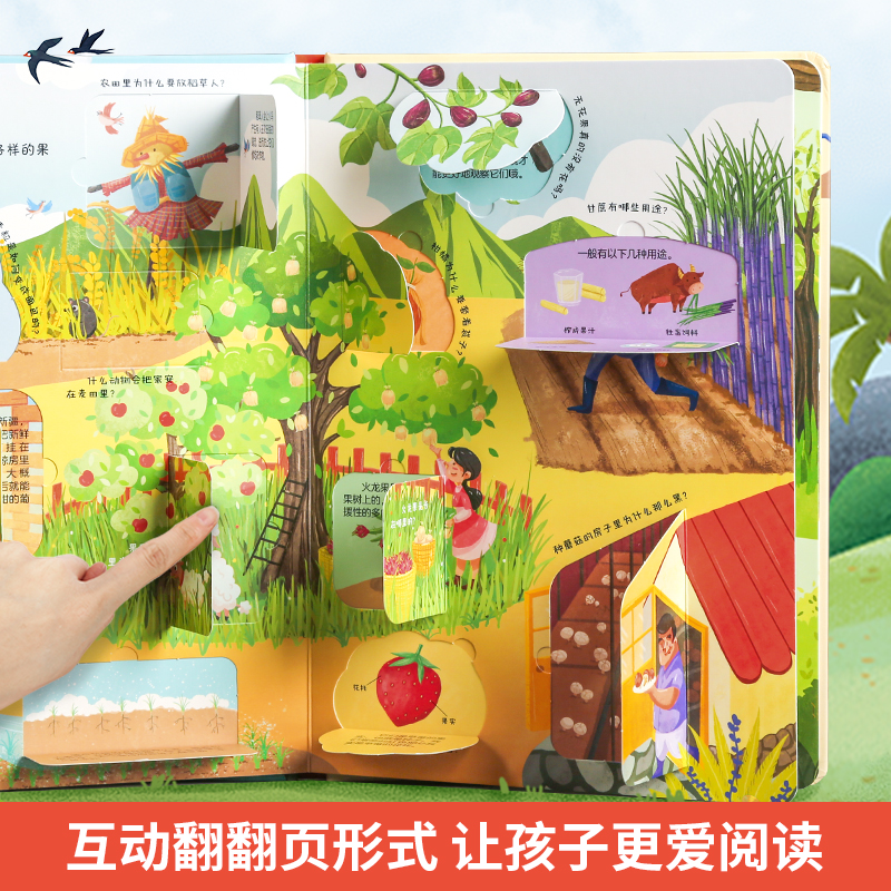形形色色的职业 [正版]好奇孩子百问百答翻翻书 五花八门的交通工具3d立体翻翻书3-6-8岁儿童绘本趣味科普读物小学生幼高清大图
