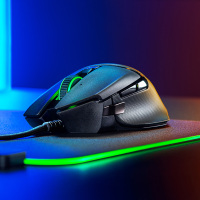 雷蛇 Razer 巴塞利斯蛇V2 鼠标 有线鼠标 游戏鼠标 右手鼠标 RGB 电竞 黑色 20000DPI