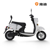 雅迪(yadea)新款米彩2020时尚龟王电动车电池轻便电动摩托车男女通用踏板电瓶车 60V20A石墨烯[白色]