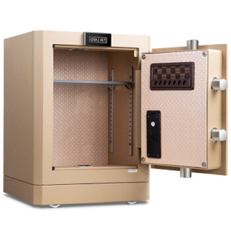 得力（deli） 33145 电子密码保险箱 3C认证 家用防盗保险柜办公 (高52cm)