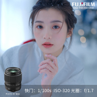 富士(FUJIFILM)GF80mmF1.7R WR 标配 大光圈定焦镜头中画幅快速对焦灵敏度高成像稳定适用多种不同场景