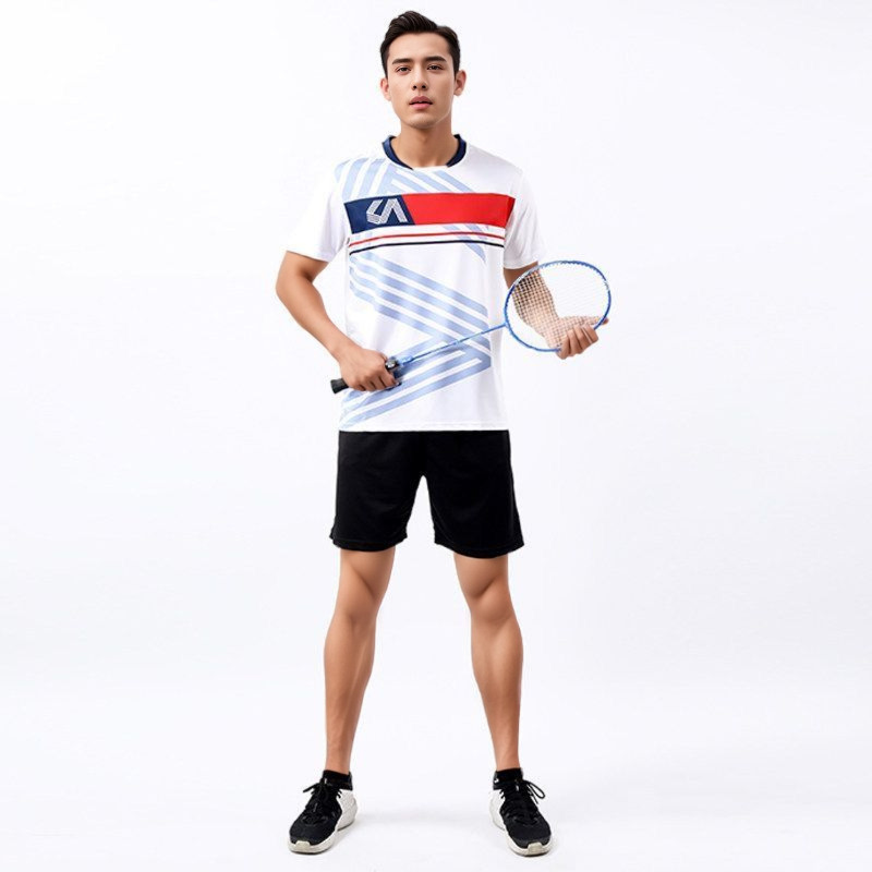 健訫奕天羽毛球服BK670 白色 4XL