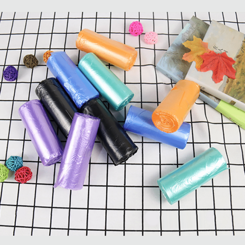 200只/150只厨房垃圾袋家用手提大号小号商用平口特厚中号客厅高清大图