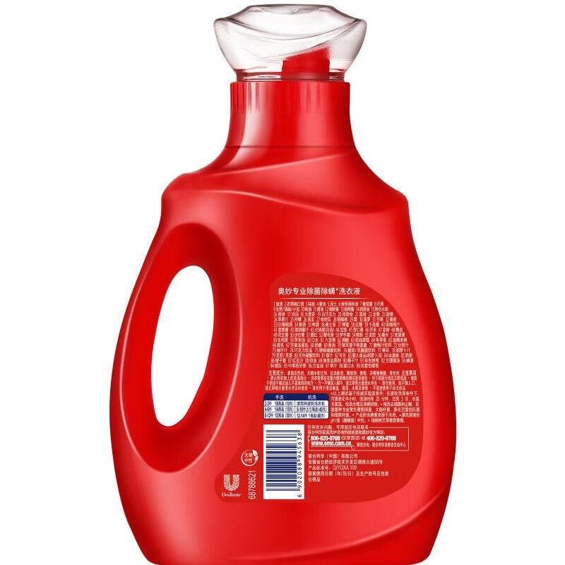 奥妙(omo) 专业除菌除螨洗衣液1KG*2瓶高清大图