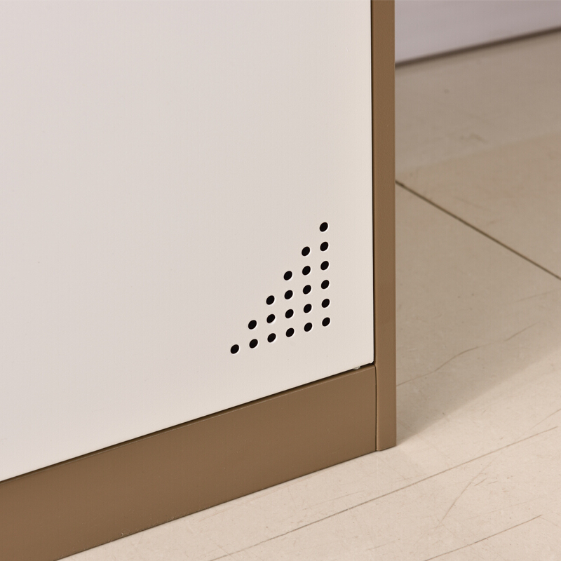 全简家具拆装柜拆装更衣柜存包柜棕色二门更衣柜高清大图