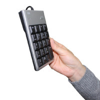 (DT)山业 NT-16USVN USB 数字 键盘 (计价单位:个) 银色
