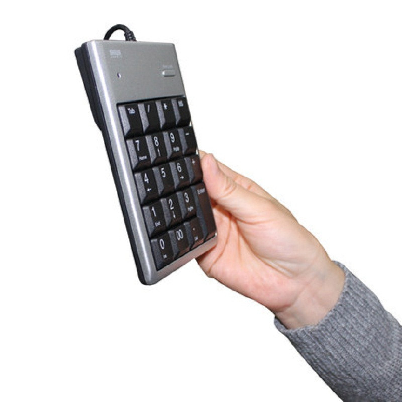 (DT)山业 NT-16USVN USB 数字 键盘 (计价单位:个) 银色