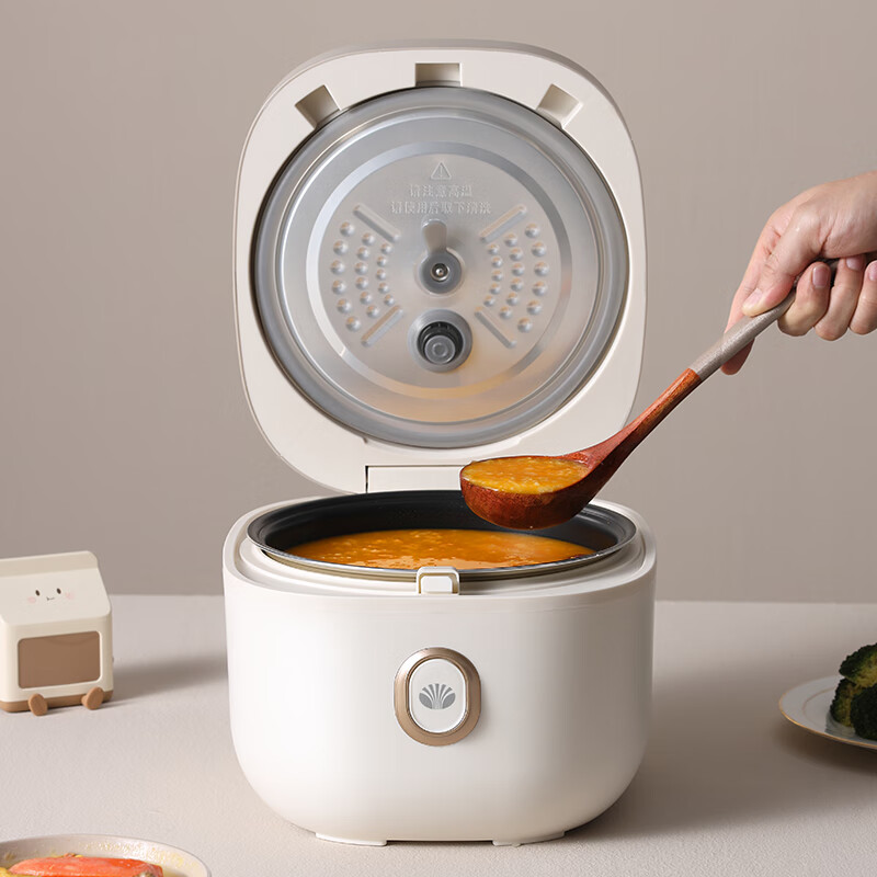 大宇(DAEWOO) 600W智能电饭煲不粘内胆3L 科洛白 DYFB-E360高清大图