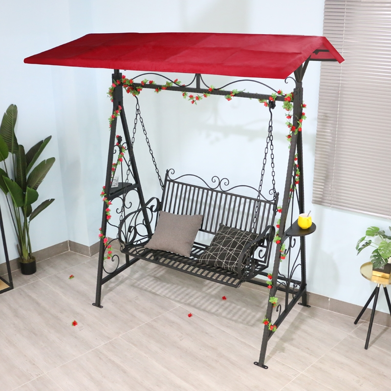定制户外秋千椅铁艺摇摇椅闪电客欧式吊椅室外庭院摇篮双人吊床公园