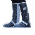 敏胤 MY-3005高帮（筒高约42cm)乳胶雨套靴防水鞋套男女通用 白色 M(38-39码）