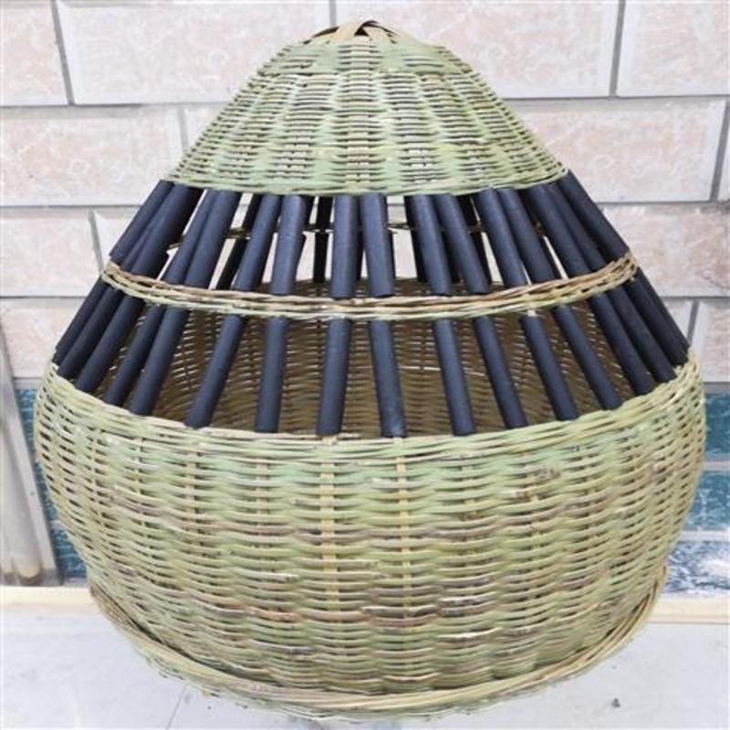 s款裸笼 中号老师傅手工竹编竹鸡笼子小鸡笼精品升级版家养鸡笼