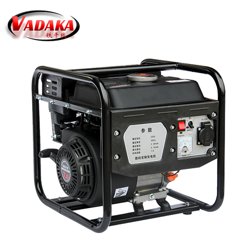 VADAKA汽油变频发电机220V家用小型微型家用备用发电机5KW台
