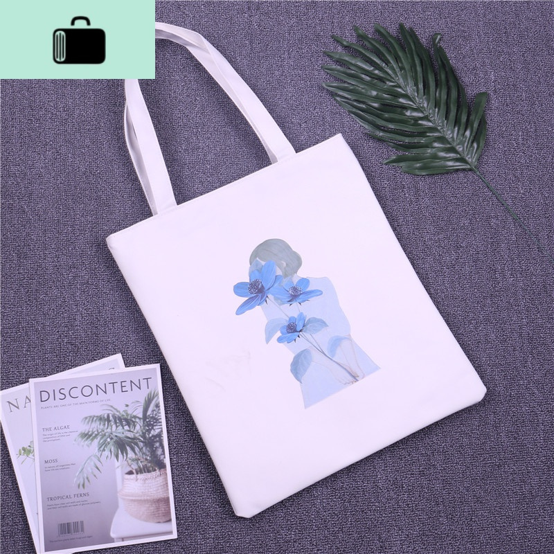 帆布包女学生韩版原宿ulzzang单肩包简约百搭黑白大容量手提书包new