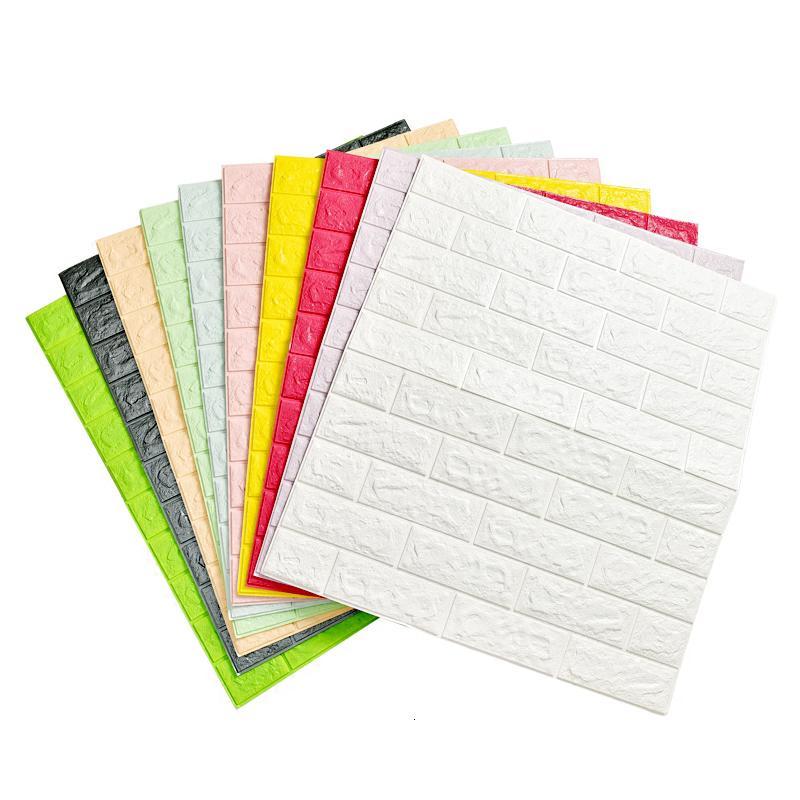 墙纸自粘3d立体墙贴闪电客画客厅卧室温馨砖纹壁纸墙面装饰贴纸