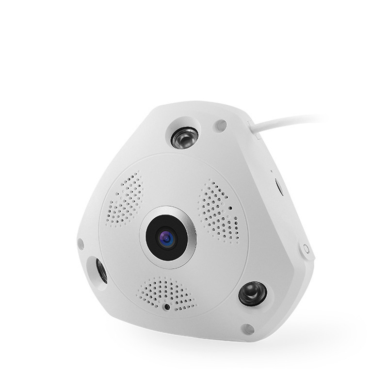 创意 CGE 300W高清无线全景智能摄像头 wifi远程监控器 手机智能安防监控摄像头 360°看店护家办公智能摄像头