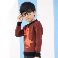 AUROCKY澳洛奇 新款健康舒适时尚精致个性男童装春秋冬男款上衣 适合5-12岁小孩子中大童秋冬季学生上衣打底衫毛衣