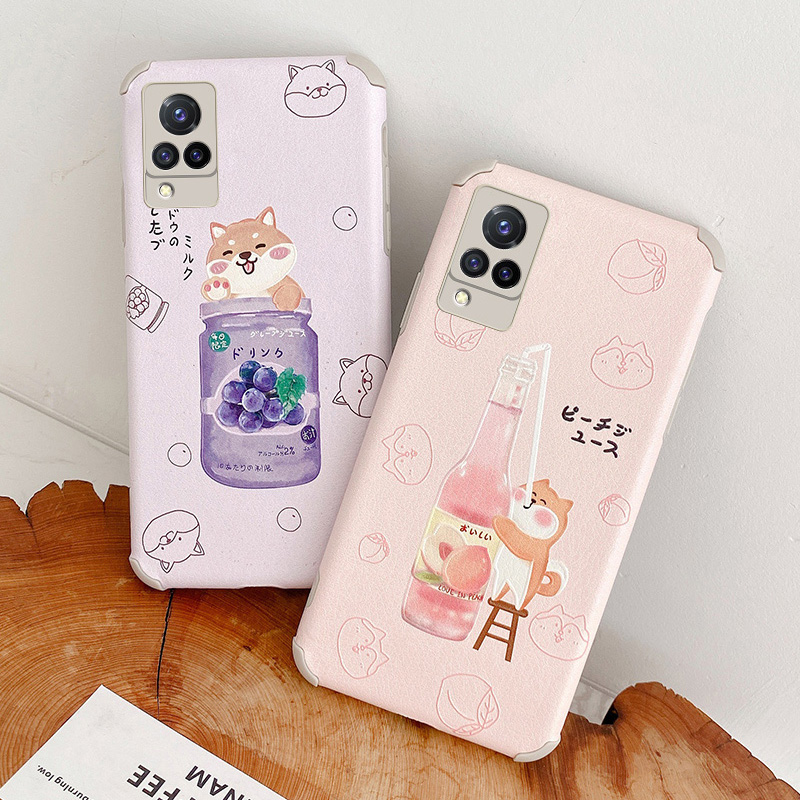 魅爱琳vivos9手机壳s9保护套5g版外壳气垫防摔硅胶软套小羊皮卡通轻薄