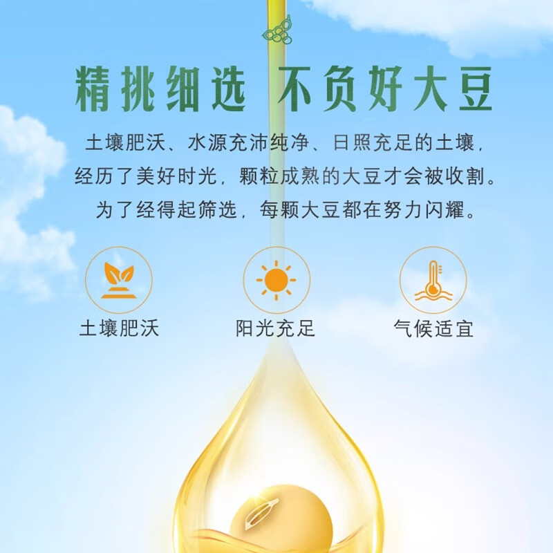金龙鱼精炼一级非转基因大豆油1.8L*2食用油小瓶装家用植物色拉油高清大图