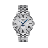 天梭(TISSOT)瑞士手表 卡森臻我系列腕表 钢带石英男表T122.423.11.033.00
